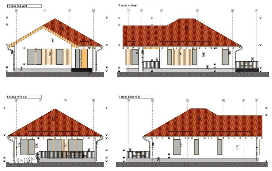 Casă cu 3 camere cu Teren 603 Mp în Ciugud