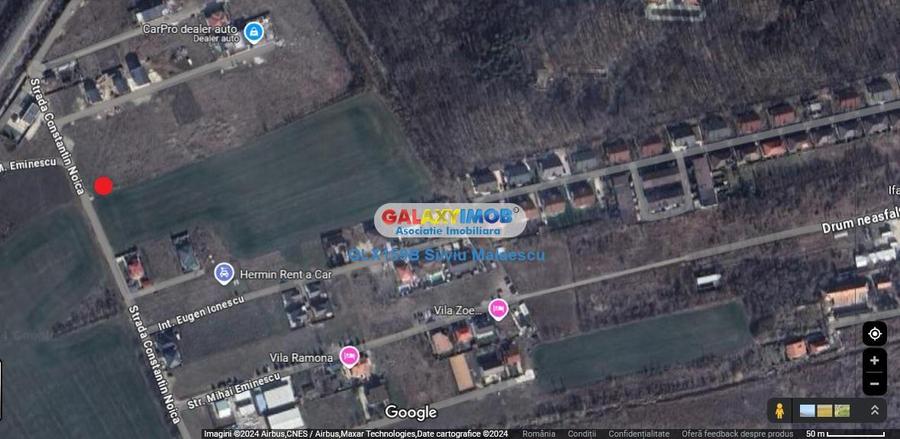 Teren Construcții intravilan de 570 mp, în Nord-Vest