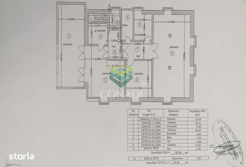 Apartament cu 4 camere, mobilat în Aviatorilor