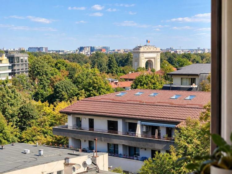 Inchiriere Apartament 3 Camere I Panorama Superba Arc Triumf | Bloc Reabilitat | Lift nou