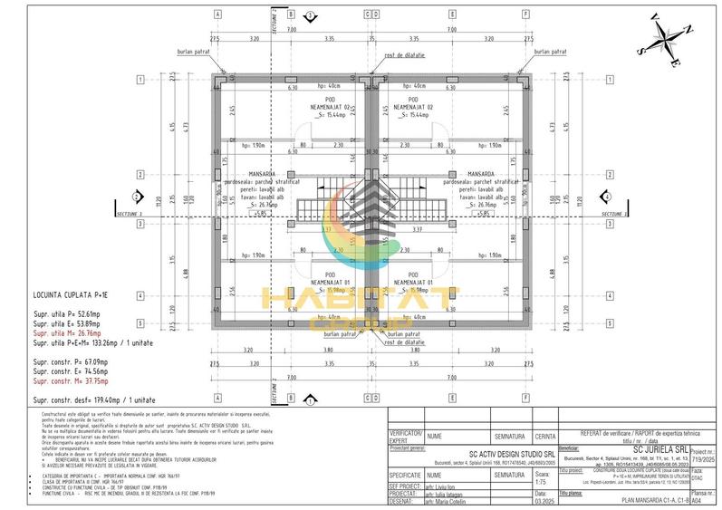 Duplex cu 5 camere cu Canalizare în Central
