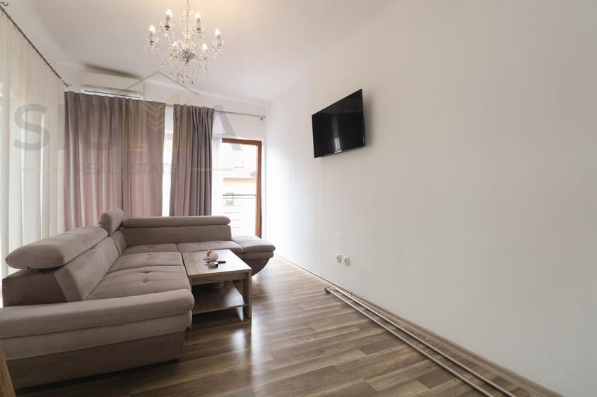 Apartament cu 3 camere semidecomandat, mobilat în Bună Ziua