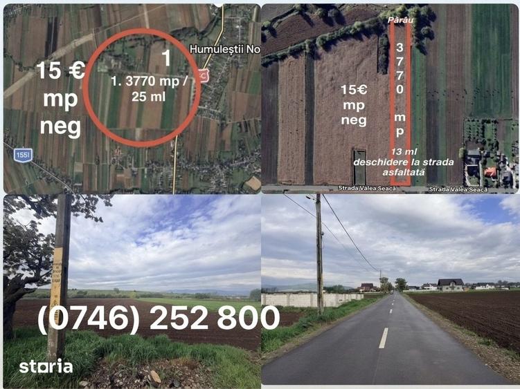 Teren de 3770 mp, în Central