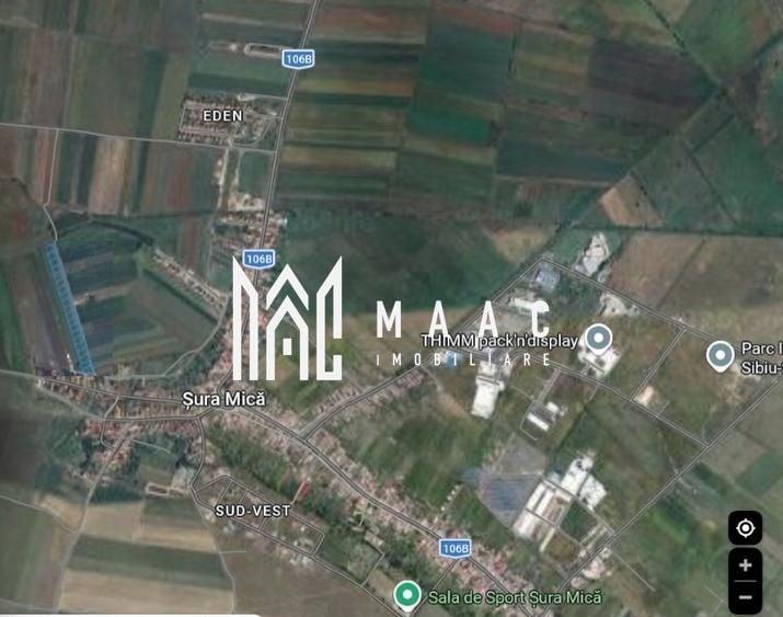 Teren Construcții intravilan de 8312 mp, în Șura Mică