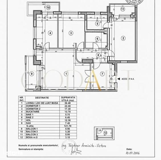 Apartament cu 3 camere în Herăstrău