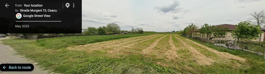 Teren de 2000 mp, în Cuza Vodă
