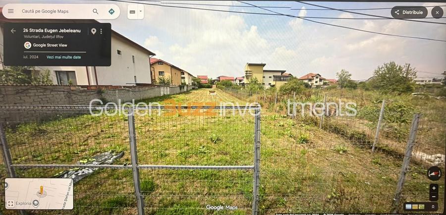 Teren Construcții intravilan de 1700 mp, în Pipera