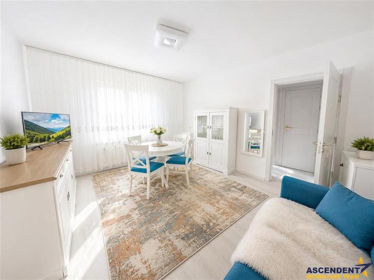 Apartament cu 2 camere semidecomandat, mobilat în Vlahuță