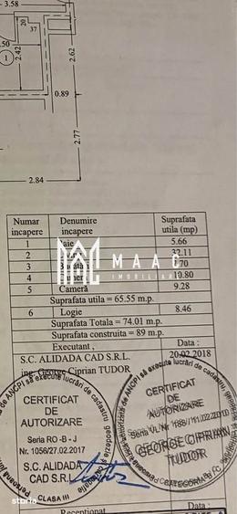 Apartament cu 3 camere, mobilat în Libertății