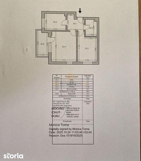 Apartament cu 2 camere, mobilat în Metalurgiei