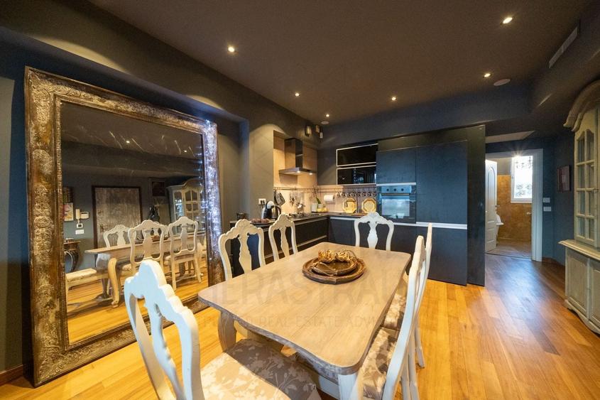 Penthouse cu 3 camere semidecomandat, mobilat în Herăstrău