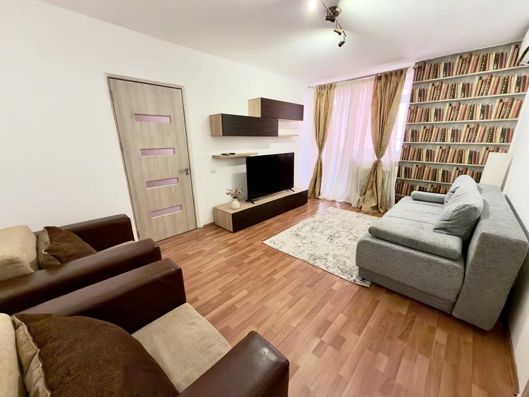 Apartament cu 2 camere semidecomandat, mobilat în Ștefan cel Mare