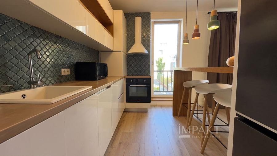 Apartament cu 2 camere semidecomandat, mobilat în Andrei Mureșanu