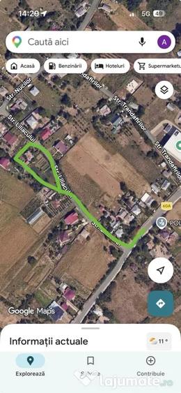 Teren de 2054 mp, în Curtești