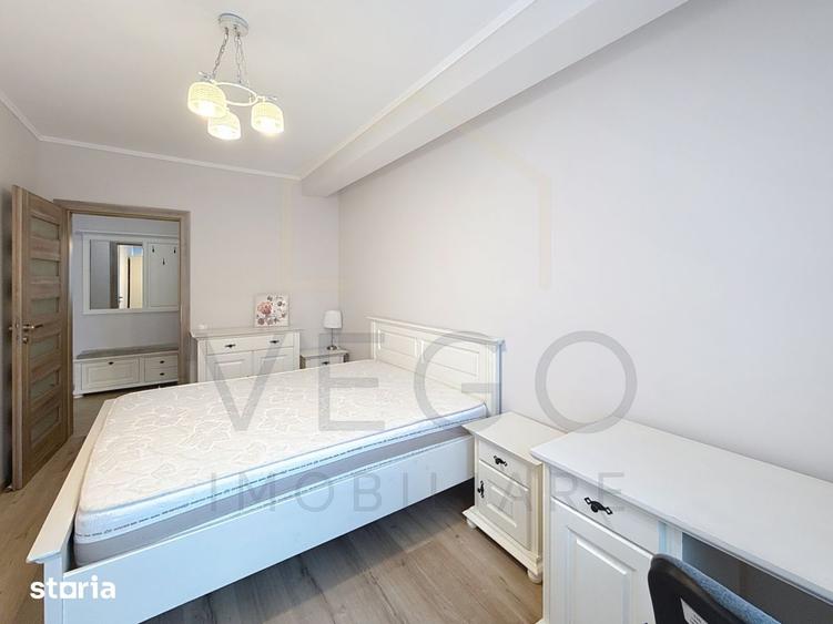 Apartament cu 3 camere, mobilat în Plopilor