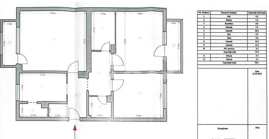 De vanzare apartament 3 camere in zona Mihai Bravu - 11