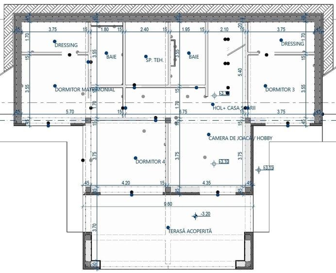 Casă individuală cu 7 camere cu Teren 760 Mp în Păcurari