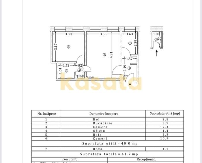 Apartament cu 2 camere semidecomandat, mobilat în Cișmigiu