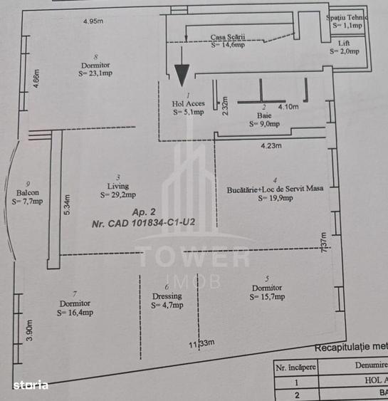 De inchiriat Cladire noua P+2, 123 mp utili, lift, parcare, zona cen - 4
