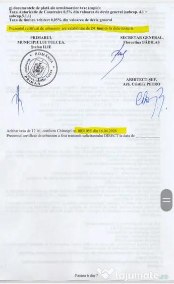 Teren de 400 mp, în Central