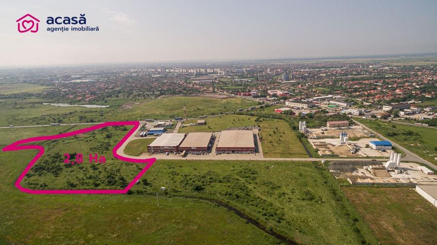 Teren Construcții intravilan de 28812 mp, în Nord