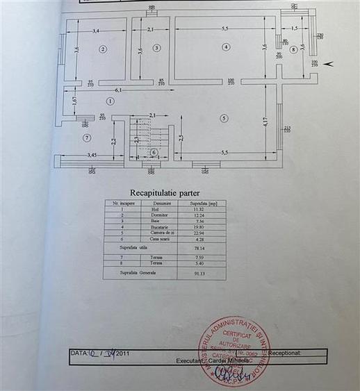 Casă cu 8 camere cu Teren 1172 Mp în Holboca