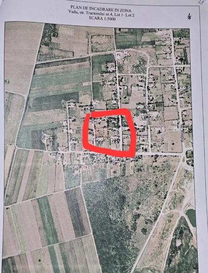 Teren de 1100 mp, în Vadu
