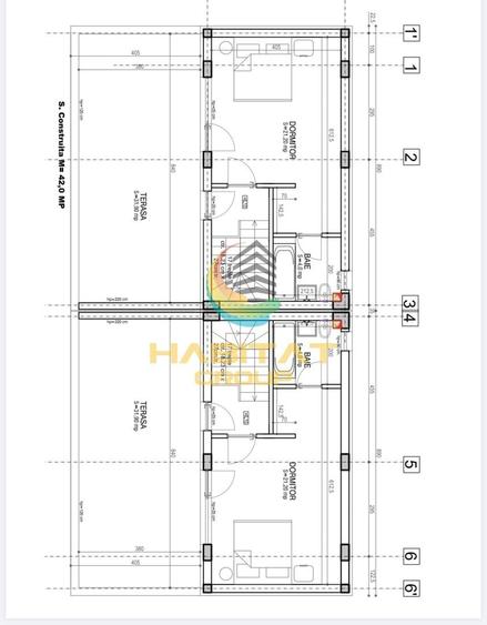 Casă individuală cu 5 camere cu Canalizare în Central