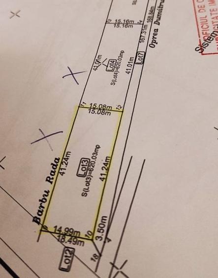 Teren Construcții intravilan de 620 mp, în Clinceni