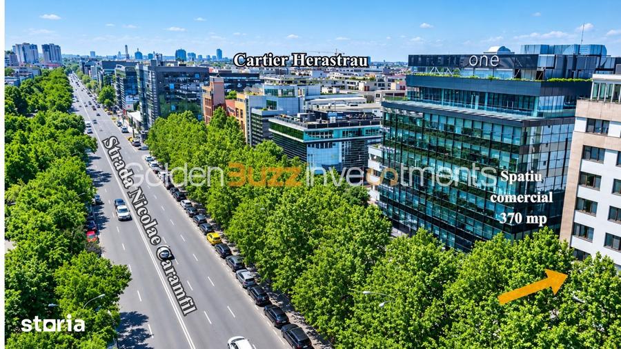 Spațiu comercial, de 370 mp, în Herăstrău