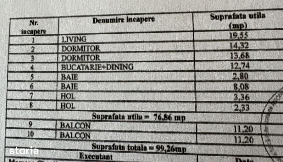 Apartament cu 3 camere în Bună Ziua
