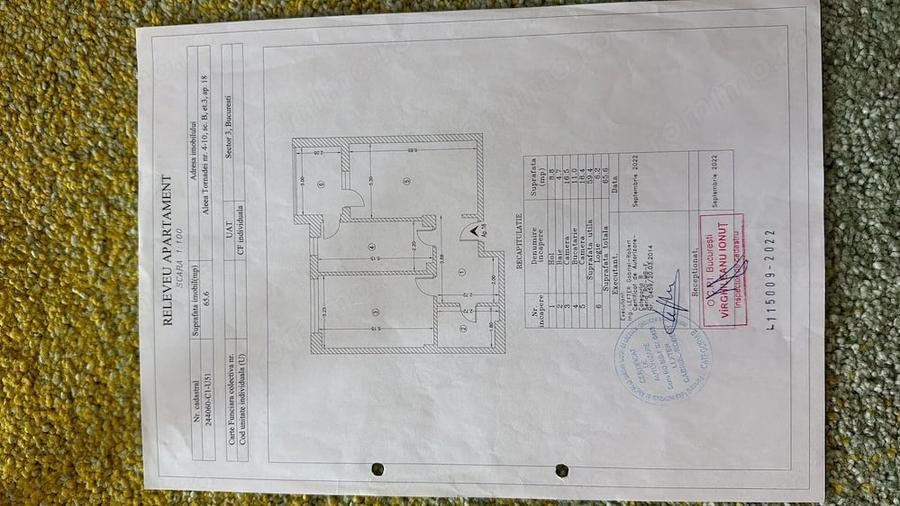 Apartament cu 2 camere decomandat în Titan