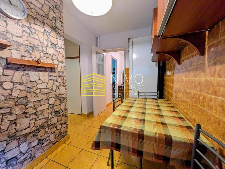 Apartament cu 2 camere semidecomandat, mobilat în Aleea Carpați