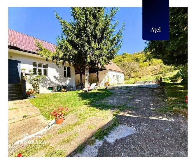 Casă individuală cu 5 camere cu Canalizare în Ațel
