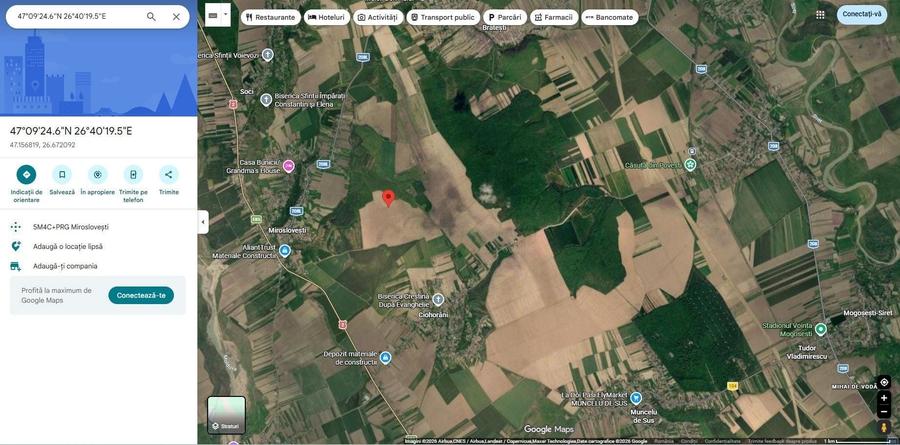 Teren de 2185 mp, în Central