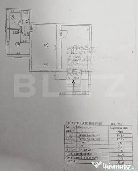 Apartament cu 2 camere nedecomandat în Nicolina