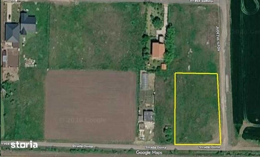 Teren de 2810 mp, în Belciugatele