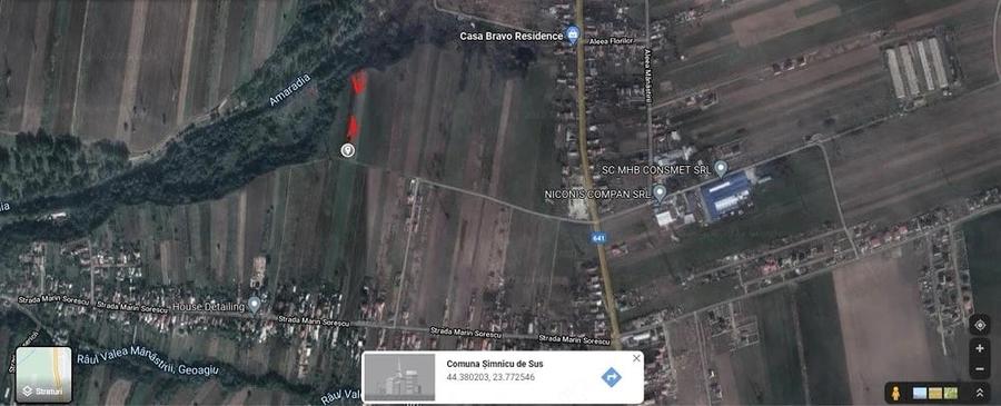 Teren de 12775 mp, în Brâncoveanu