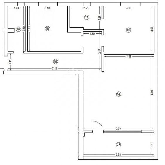 Apartament cu 3 camere în Central