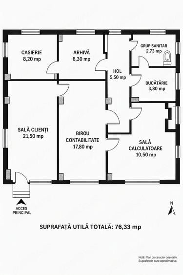 Spațiu comercial, de 76 mp, în Central