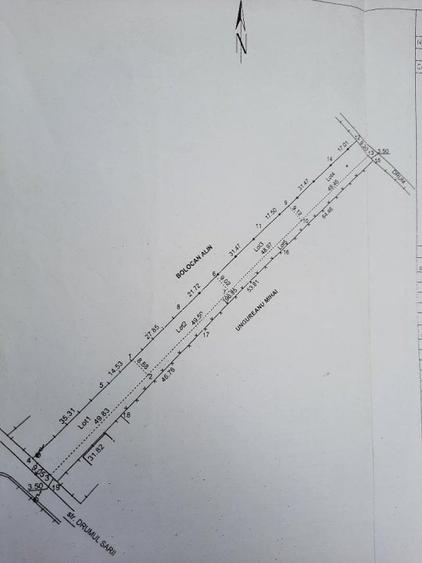 Teren Construcții intravilan de 444 mp, în Poștei - Bucov