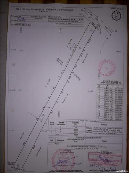 Teren de 3834 mp, în Negoiești