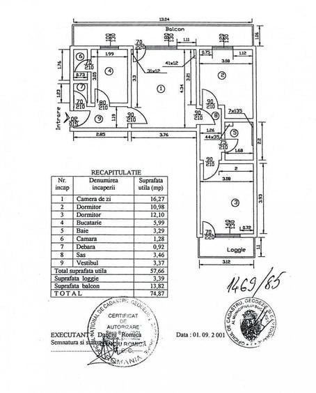 3 camere Giulesti Crangasi | Etaj 4, Bloc Anvelopat, 2 Balcoane - 2