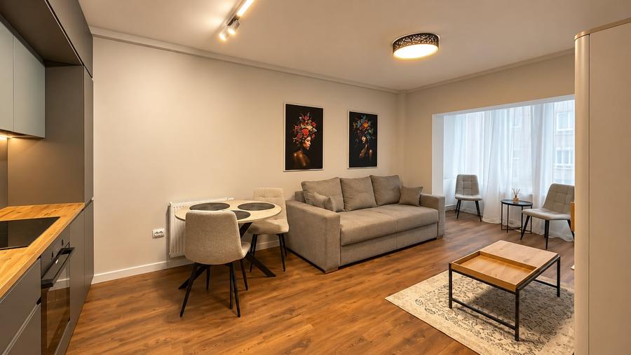 Apartament cu 3 camere decomandat, mobilat în Județean