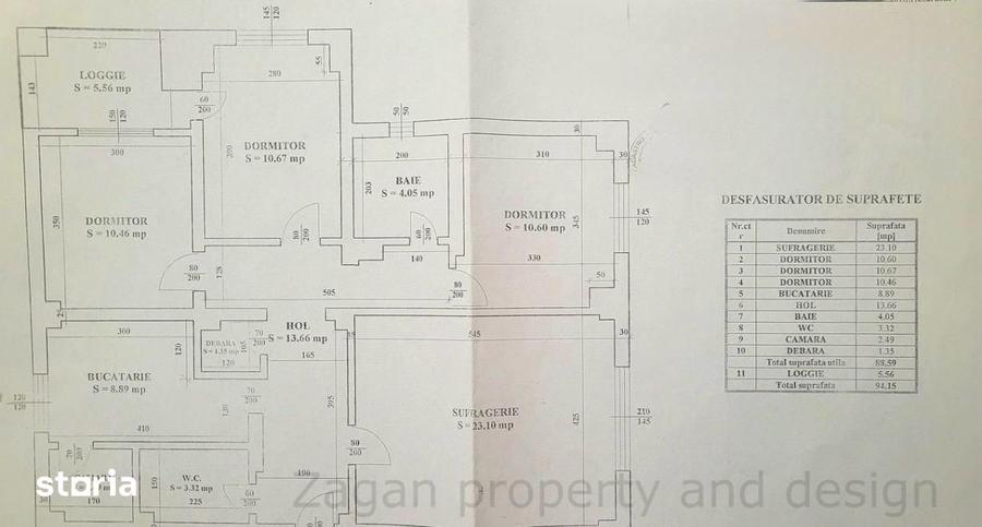 Apartament cu 4 camere, mobilat în Decebal