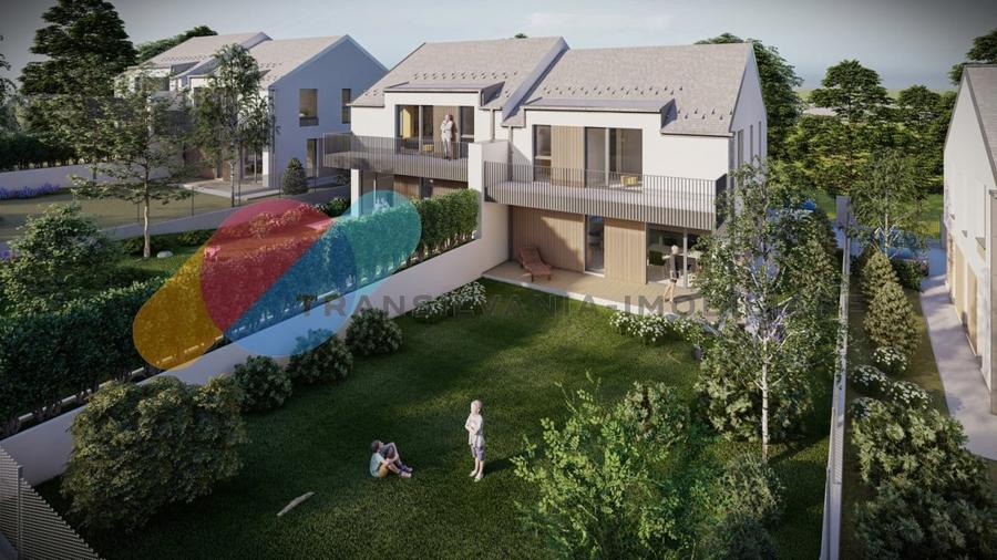 Duplex cu 4 camere cu Canalizare în Chinteni