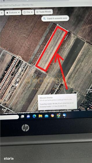 Teren de 42500 mp, în Cristian