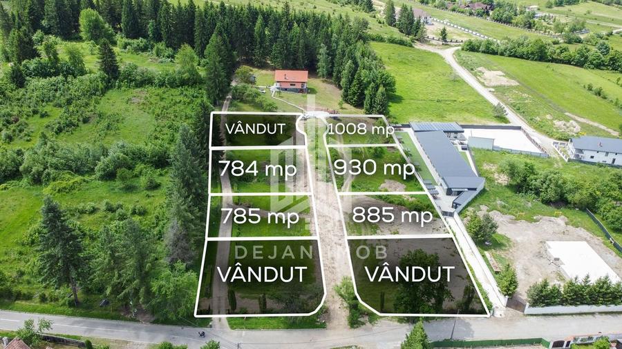 Teren Construcții intravilan de 784 mp, în Sud