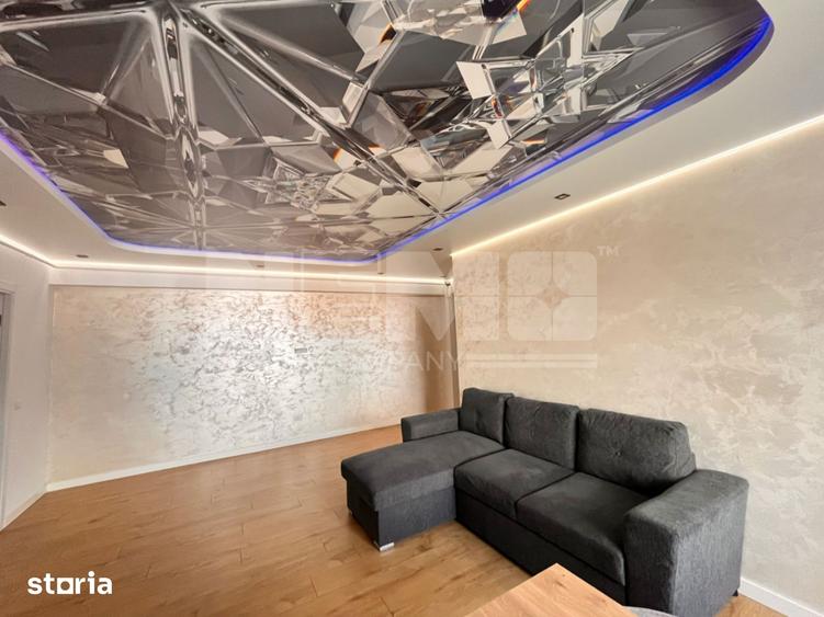 Apartament cu 3 camere, mobilat în Central