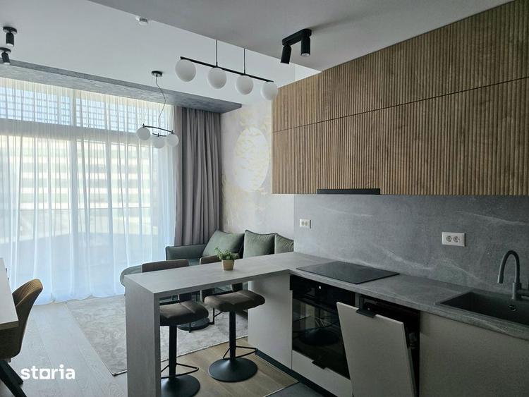 Apartament cu 2 camere, mobilat în Pajura
